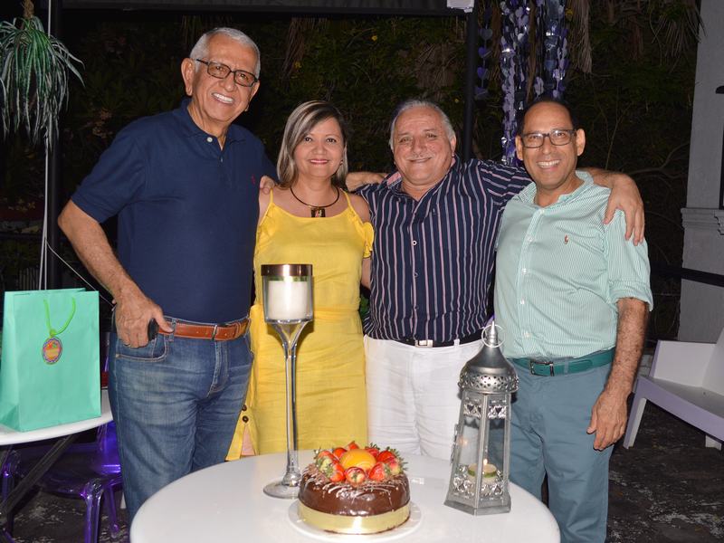 Hugo Tovar Marroquín, Liliana Pardo, Diomedes Salamanca y Mauricio Marroquín